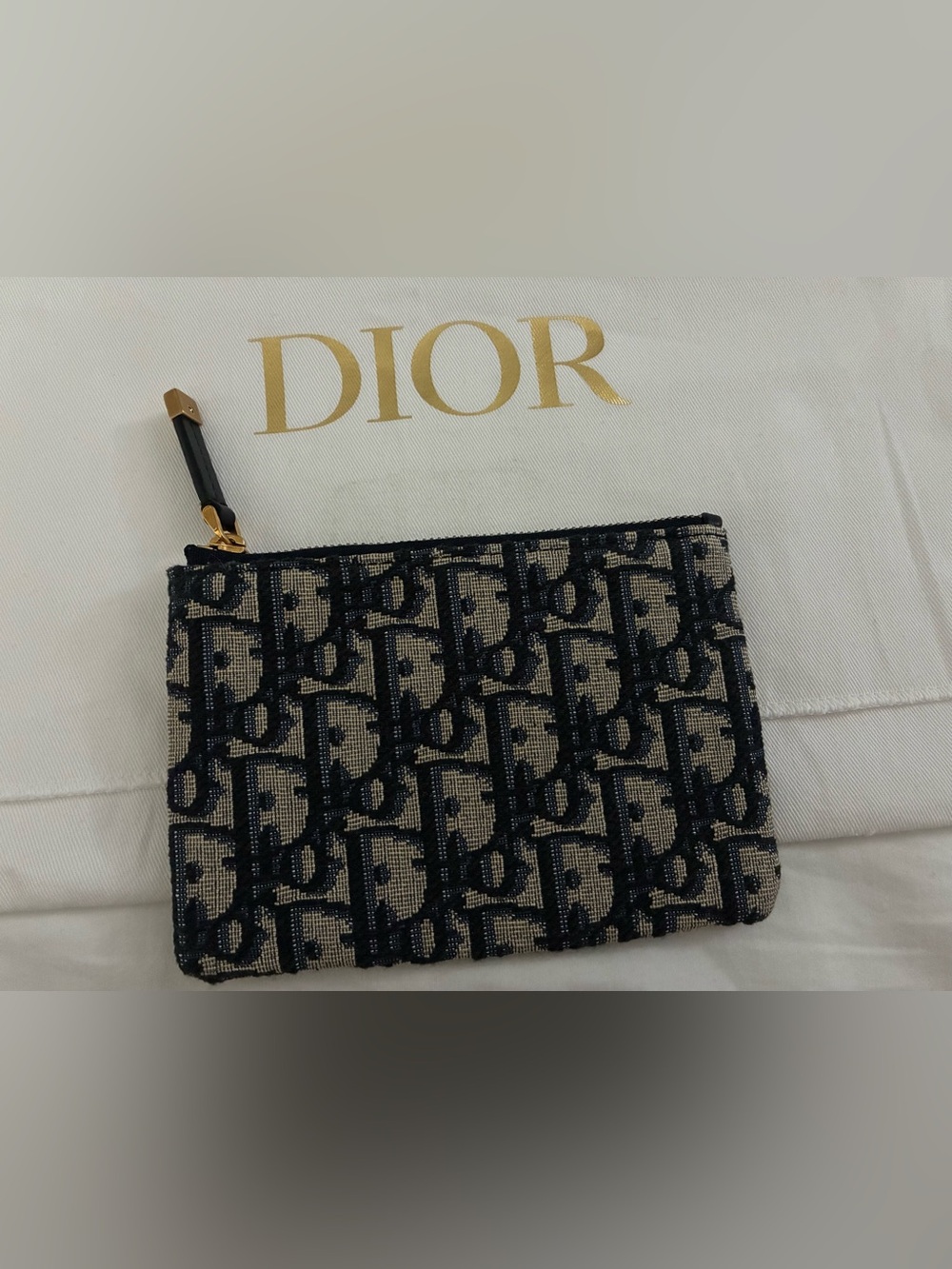 Dior Oblique Jacquard Coin Purse
